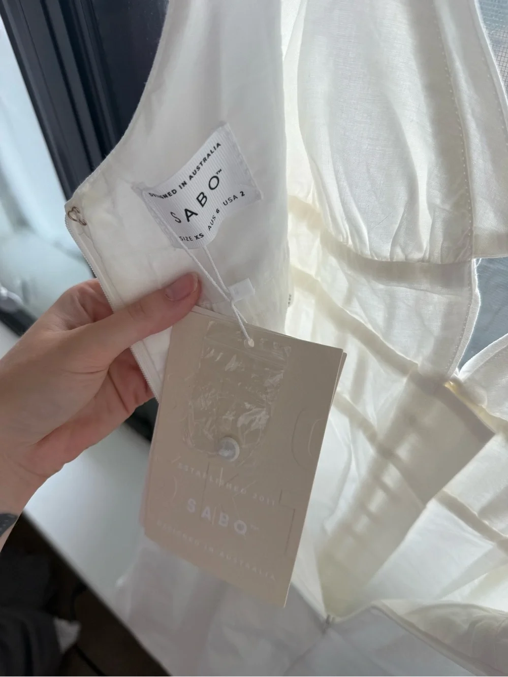 Sabo Skirt White Cutout Mini Dress - Picture 5 of 5